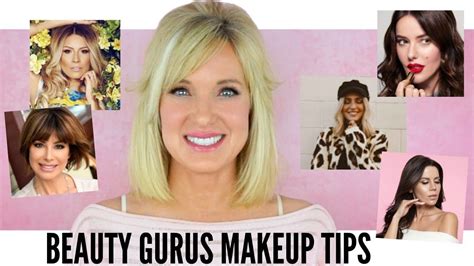 5 Beauty Gurus Makeup Tips Makeup Over 50 Youtube Makeup Over 50