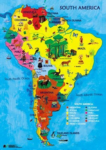 Maps Of South America And Ecuador For Kids Project Baston Ce Primary