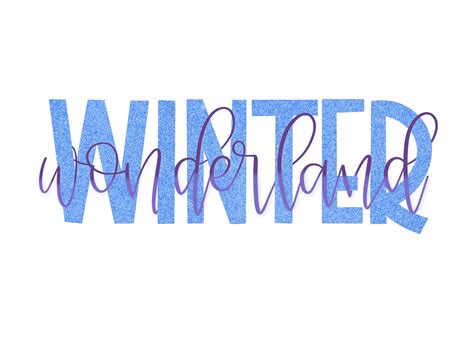 Winter Wonderland Lettering