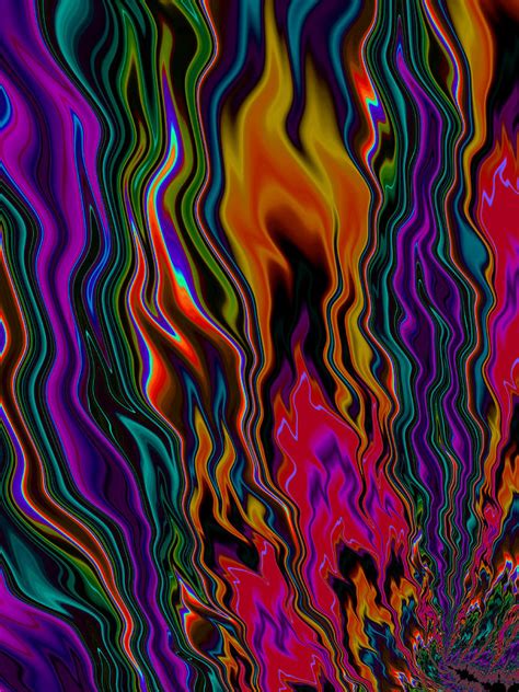 Rainbow Flames Photograph By Ronda Broatch Pixels