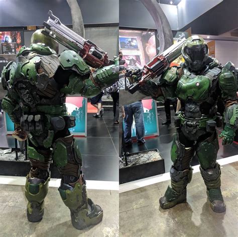 Meet The Man Inside This Incredible Doom Cosplay Pc Gamer