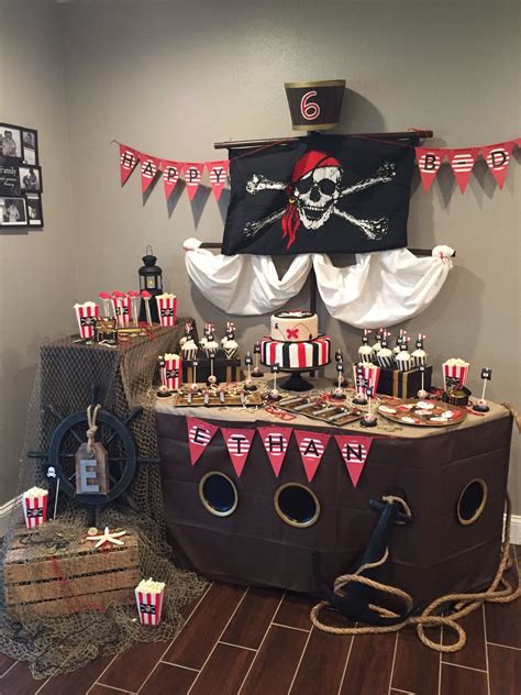 Pirate Party Large Pirate Ship Cooler Prop Pirate Party Decor Pirate