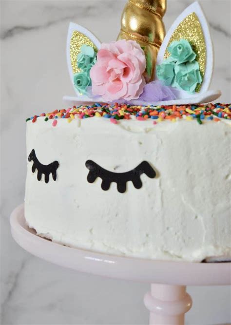 Keep the oven off and make this simple diy ice cream cake that tastes just like the real thing. Unicorn Ice Cream Cake | Step-by-Step Instructions - This ...
