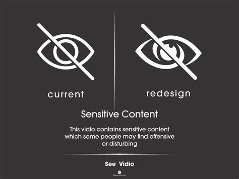 Sensitive Content Logo Redesign By Warehouselogo On Dribbble