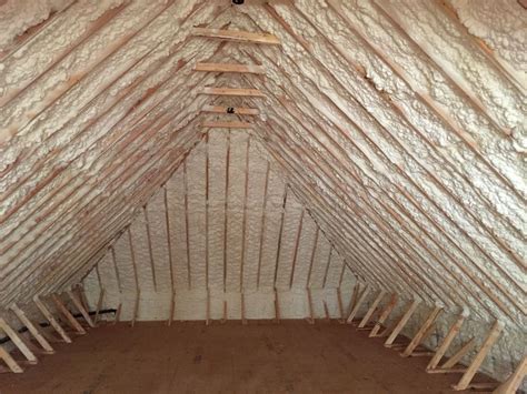 They have different strengths and weaknesses, and one is not necessarily open cell foam is full of cells that aren't completely encapsulated. Open cell spray foam insulation installed in the attic. Installed by MPI Foam | Spray foam ...