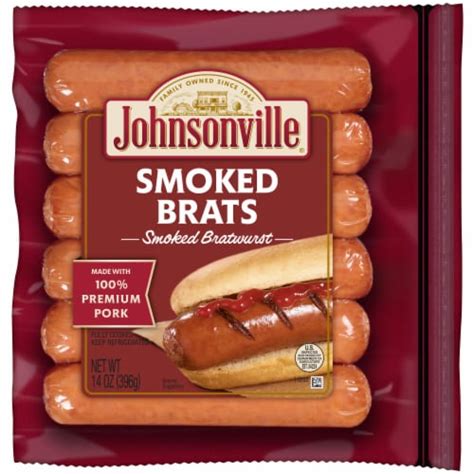 Johnsonville Smoked Bratwurst 14 Oz Qfc