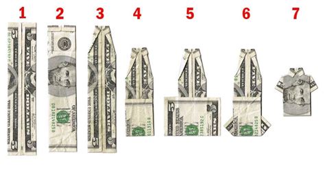 How To Fold A Dollar Bill Into A Little Shirt Rlearnuselesstalents