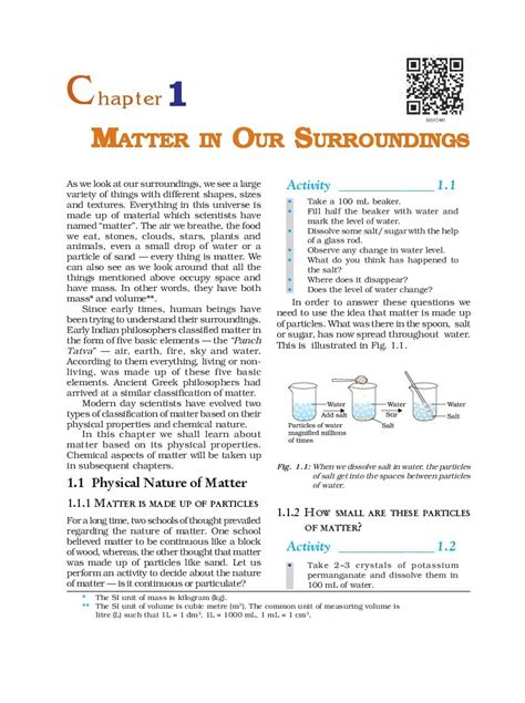 Ncert Book Class 9 Science Chapter 1 Matter In Our Surroundings Pdf