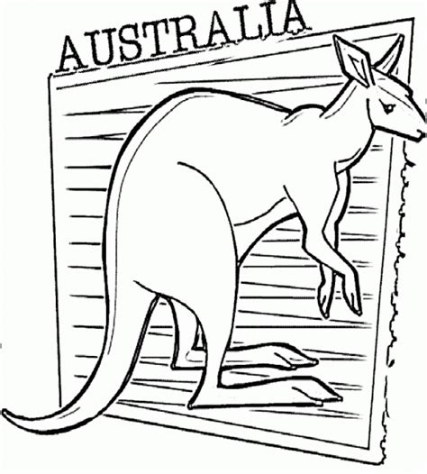 Para Colorear Dibujos De Animales De Australia Crafts Diy And Ideas Blog