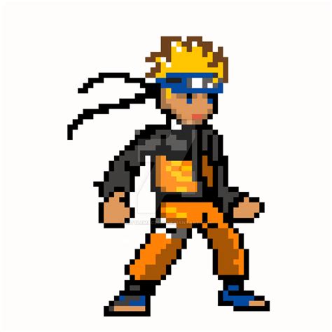 Pixel Naruto By Littlemac26001 By Littlemac2600 On Deviantart