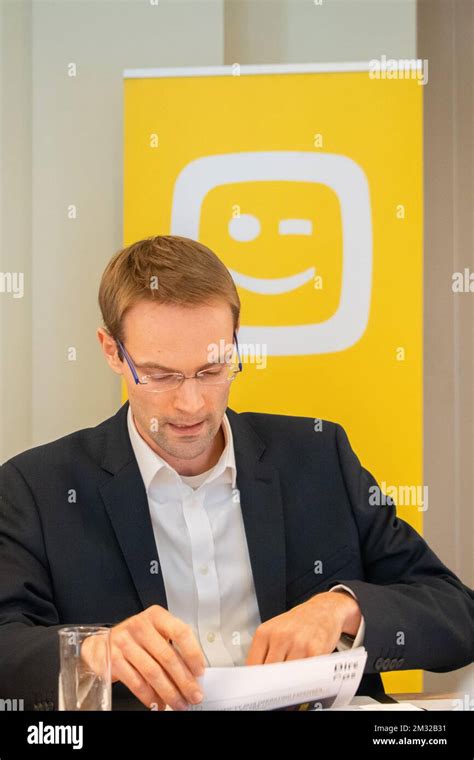 Telenet Cfo Erik Van Den Enden Pictured During A Press Conference On