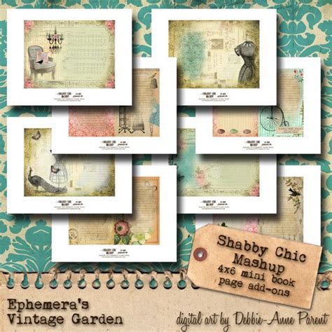 Ephemeras Vintage Garden Vintage Ephemera Etsy Printables