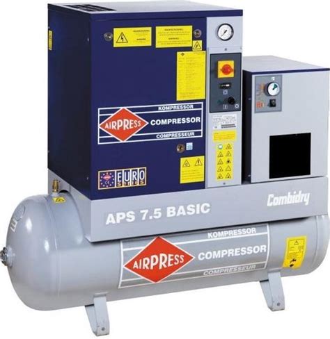 Airpress Schroefcompressor APS Combi Dry Basic Bol Com