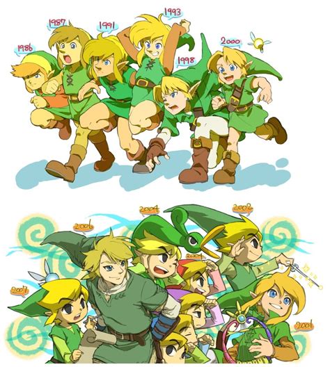 Links Through The Years Legend Of Zelda Pinterest