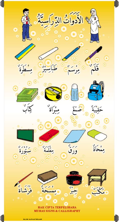 Peralatan Di Dalam Kelas Bahasa Arab