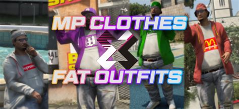 Fat Outfit Pack Mp Male Sp Fivem Gta5