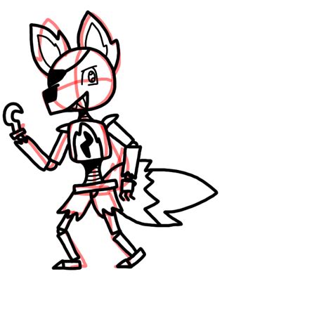 A Quick Foxy Drawing I Made To Keep My Drawing Skills In Check Rfivenightsatfreddys