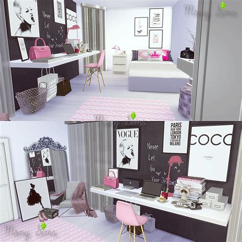 Pin By Cherry Nguyen On Sims 4 Sims 4 Bedroom Sims 4