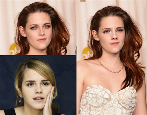 Emma Watson Looks Like Kristen Stewart