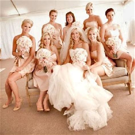 Nude Bridal Party Theming Wedding Story Wedding Wedding Props