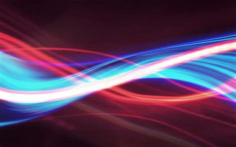 Hd Wallpaper Blue And Red Wave Lines Wallpaper Rays Light Wavy