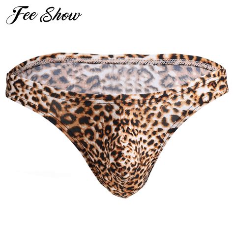 Buy New Fashion Sexy Mens Lingerie Leopard Print