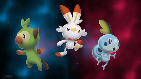 Remember that you can get pokemon home on both devices for free (or with. Pokemon Sword and Shield Grookey Scorbunny Sobble HD Pokemon Sword And Shield Wallpapers | HD ...