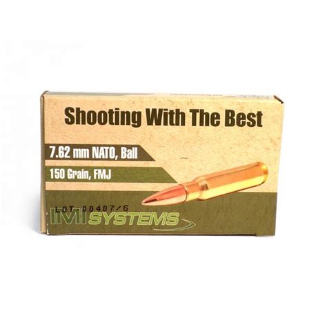 Imi Systems 762x51 150 Grain M80 Fmj 308762 Ammo For Sale