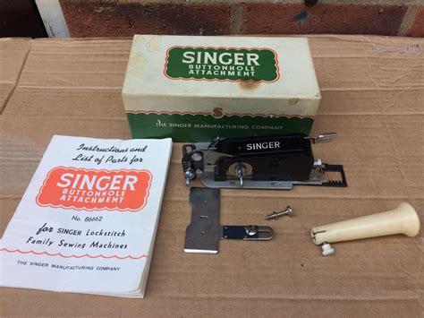 Vintage Singer Buttonhole Attachment No For Singer Lockstitch