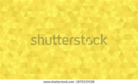 Illuminating Yellow Triangle Seamless Vector Pattern Stock Vector