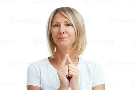 Picture Of Blonde Woman Over Back Isolated Background 23413443 Stock