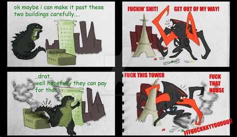 The Difference Between Godzilla And Muto By RoFlo Felorez On DeviantArt