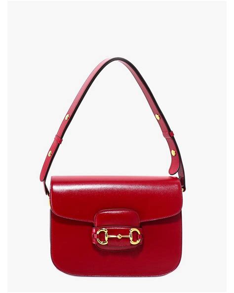 Gucci Horsebit 1955 Shoulder Bag In Red Lyst