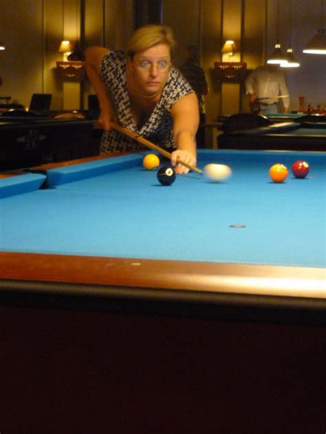 Realsexyhousewives Me Claudine Playing Pool