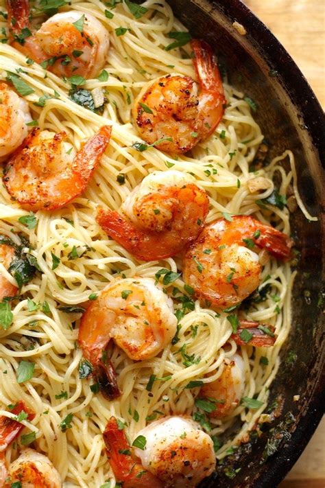 Succulent shrimp in the most delicious garlic butter and wine sauce drizzled with freshly squeezed lemon juice. Shrimp Scampi By Aaron Hutcherson - Chel Loves Wine ...