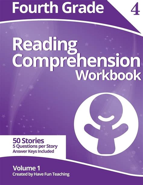 Fourth Grade Reading Comprehension Workbook Volume 1 By Have Fun