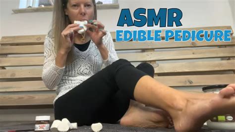 Asmr Edible Pedicure Whispered Spa Roleplay Feet Asmr Whispering