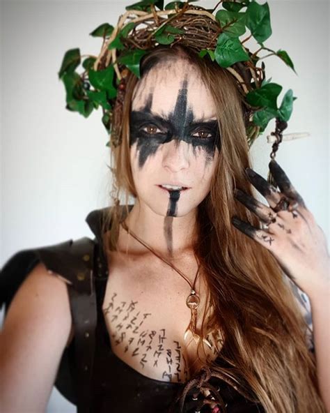 Viking Druid Makeup Viking Makeup Warrior Makeup Black Makeup