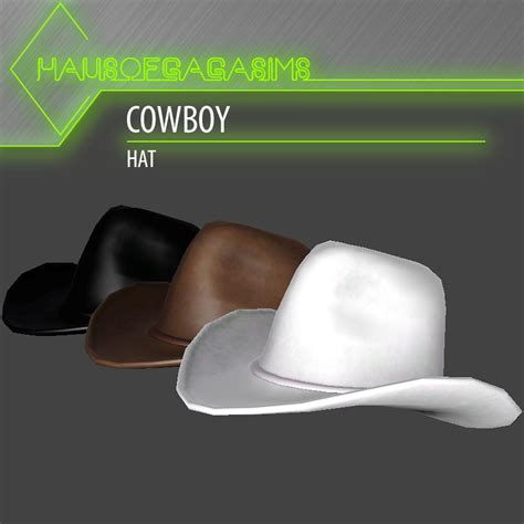 Cowboy Hat The Sims 3 Catalog