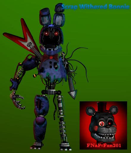 Scrap Withered Bonnie By Fnaf Fan201 On Deviantart