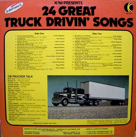 See all artists, albums, and tracks tagged with truck driving songs on bandcamp. Another Crazy Vinyl Blog!: K-tel's Great Truck Drivin' Songs