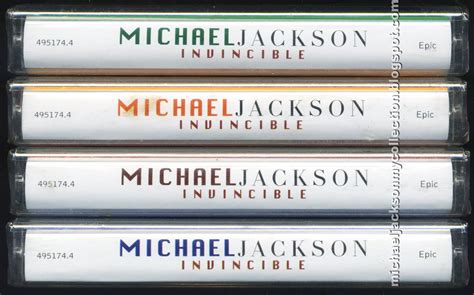 Michael Jackson Collection For Sale Invincible Cassette Album 4