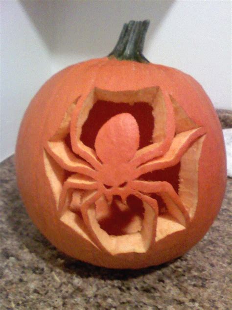 Spider Pumpkin A Pumpkin I Carved For Halloween 2009 Victoria Flickr