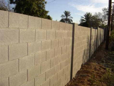 Brick And Wood Fences Cinder Block Fence Ideas Concrete Block with size