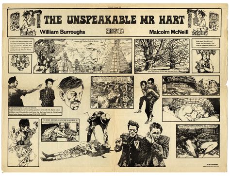 Malcolm Mcneill Art Work William Burroughs Ah Puch Is Here Artwork The Unspeakable Mr Hart