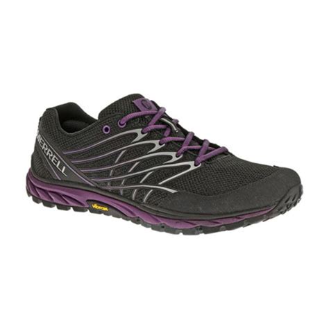 Merrell Women S Bare Access Trail Barefoot Running Shoes Black Purple
