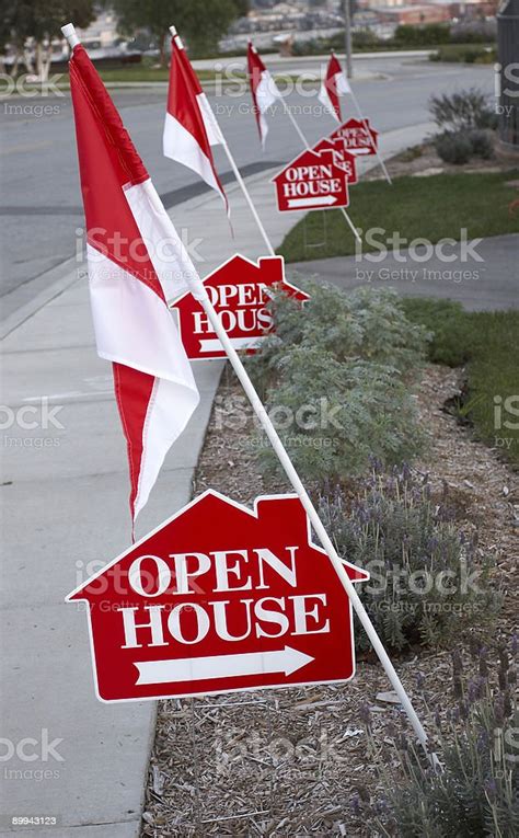 Open House Signs Stock Photo Download Image Now House Opening