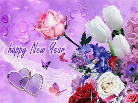 Flower Happy New Year 1 — Postimages