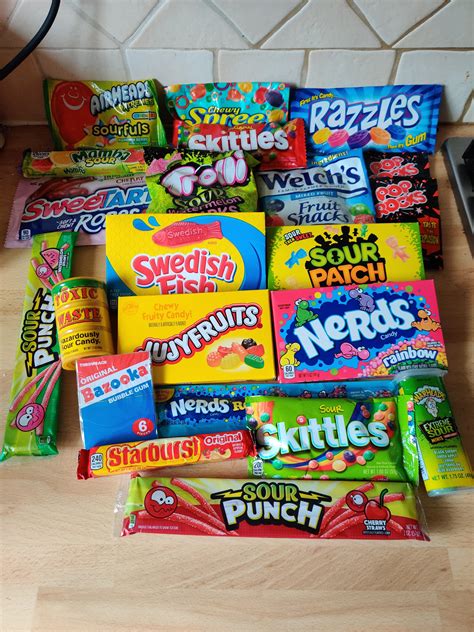 Amazing Sour Candy Haul From Usa From Uemergencyvacation R