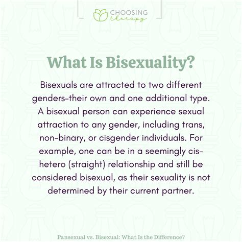 Differences Between Pansexual Bisexual